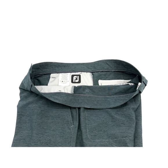 FootJoy Men’s Golf Shorts | Size 32 | Heathered Green Stretch | Performance Wear - Picture 5 of 9